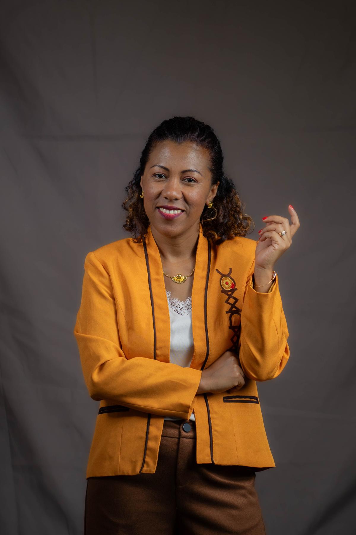 Photo de la présidente